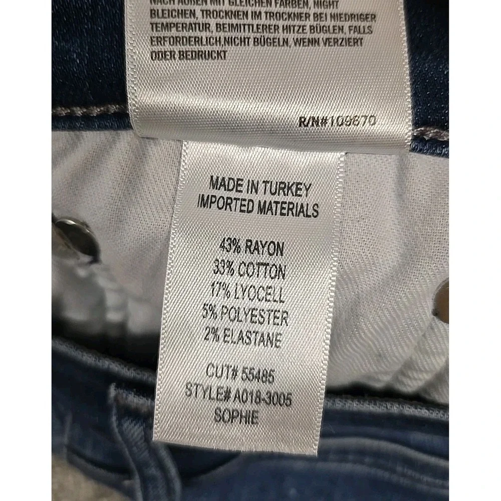 Agolde Sophie High-Rise Skinny Jeans Stretch Lightweight Blue Women's‎ Size 29